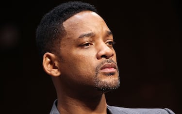 WASHINGTON, DC - JULY 17:  Actor Will Smith listens to testimony at the "The Next Ten Years In The Fight Against Human Trafficking: Attacking The Problem With The Right Tools" Committee Hearing at the Hart Senate Office Building on July 17, 2012 in Washington, DC.  (Photo by Paul Morigi/WireImage)