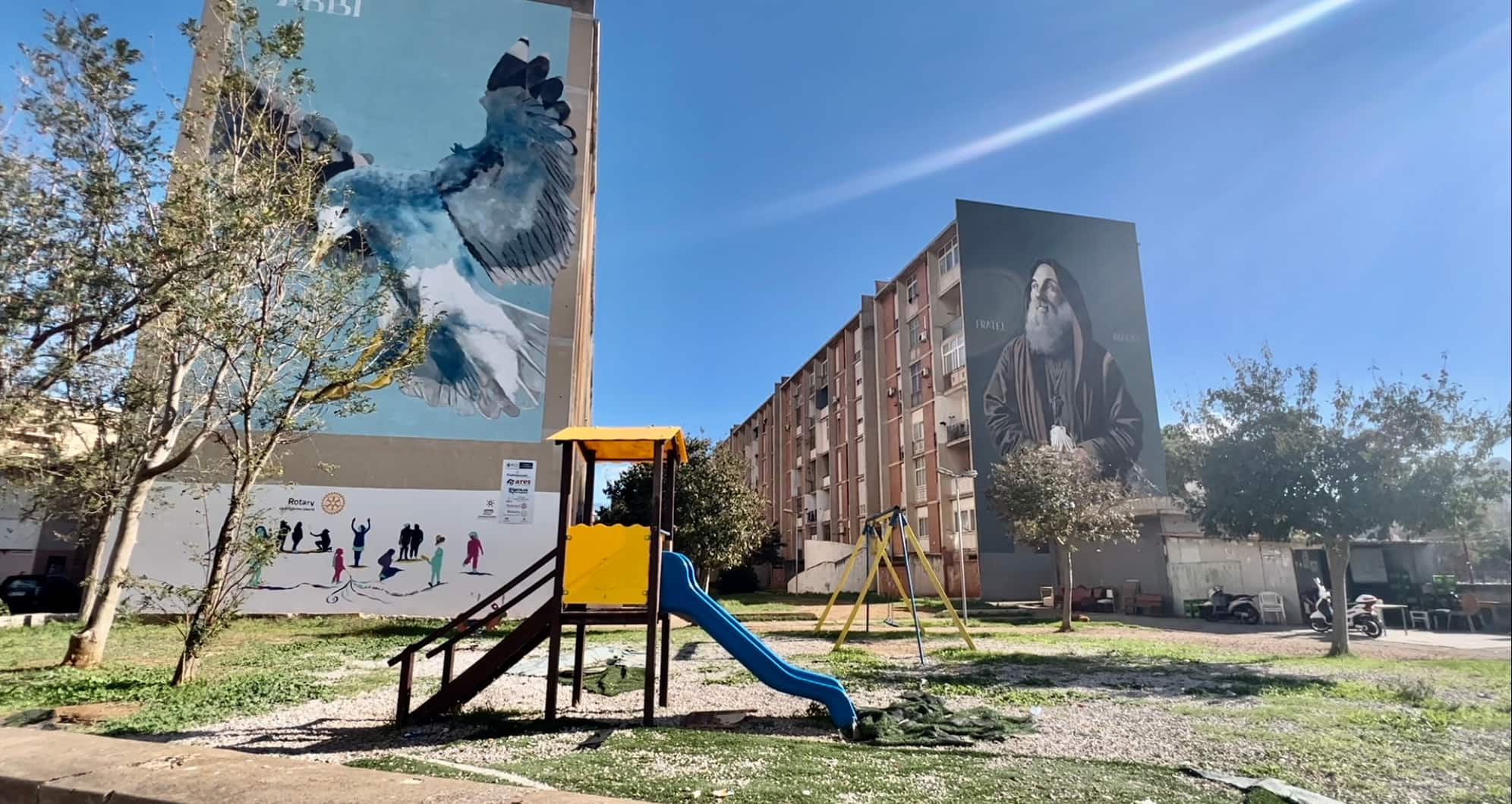 Sperone 167, murales nel quartiere periferico di Palermo