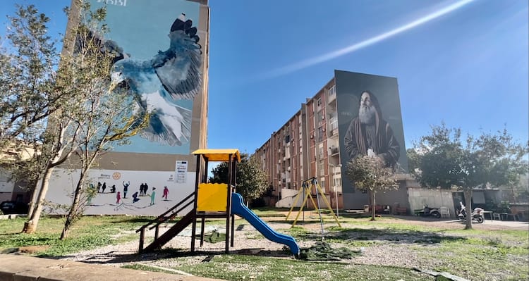 Sperone 167, murales nel quartiere periferico di Palermo
