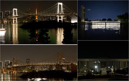 monumenti spenti per l'earth hour