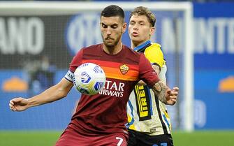 Il giocatore della Roma Lorenzo Pellegrini