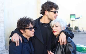 Roma, Funerali di Pietro Genuardi nella Chiesa degli Artisti - Nella foto: Giancarlo Commare