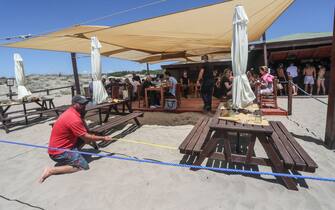 Ostia, Capocotta, assalto alle spiagge
