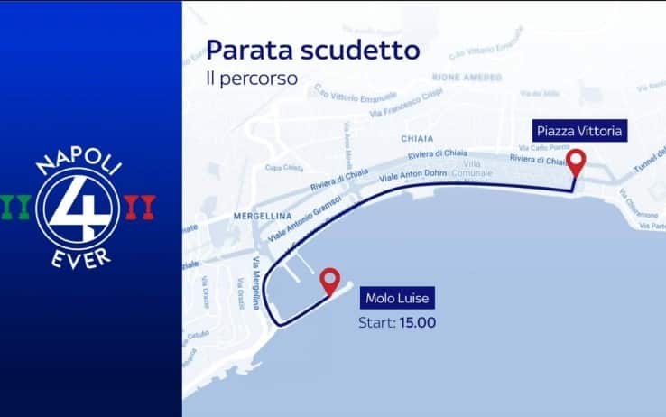 Napoli, il percorso della festa