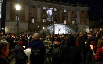 Fiaccolata a Roma per Navalny