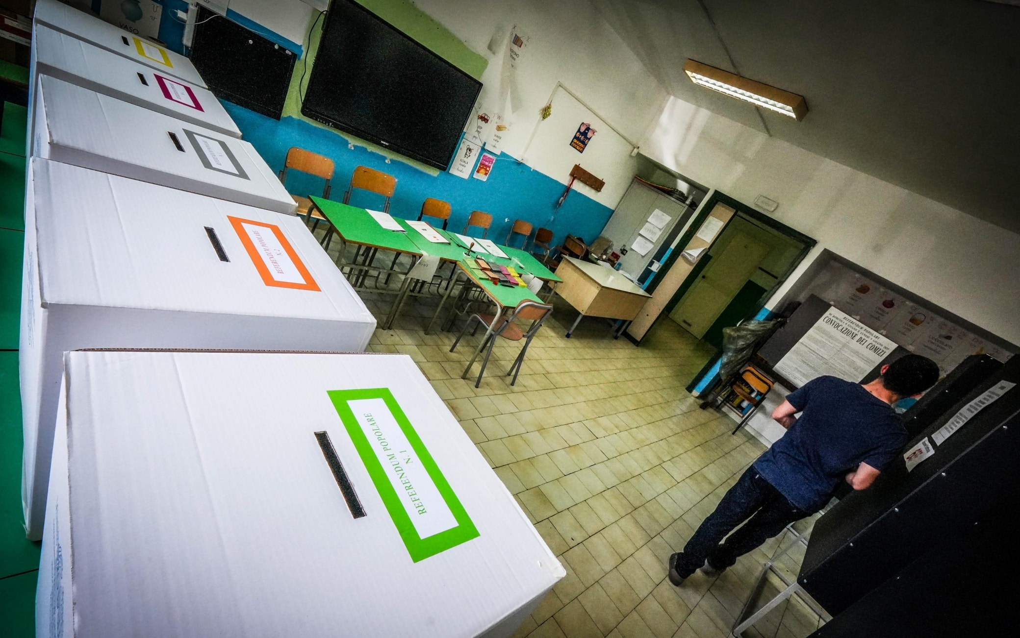 un seggio elettorale