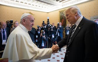 _ Papa Francesco con il presidente degli