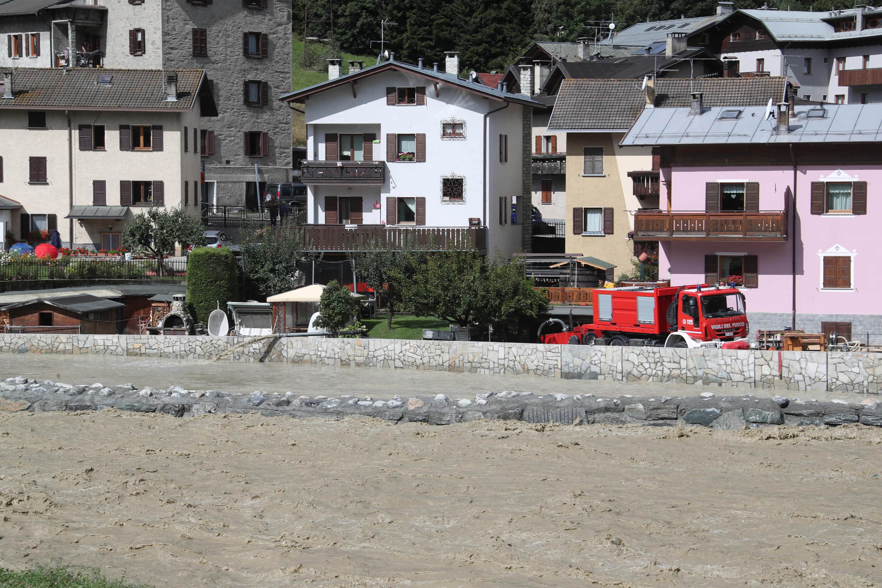 Esondazione in Valtellina