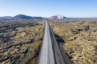 ICELAND - APRIL 14: The Ring Road or Route 1 is the most traveled road around Iceland on April 14, 2023 in Iceland.  (Photo by Athanasios Gioumpasis/Getty Images)