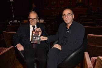 Roma , Presentazione del Libro " Ennio Un Maestro " di Ennio Morricone e Giuseppe Tornatore