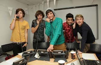 File photo dated 15/10/11 of One Direction (left to right) Harry Styles, Liam Payne, Louis Tomlinson, Zayn Malik and Niall Horan as One Direction fans rushed to the boyband's defence after footage was published appearing to show two of them smoking cannabis.