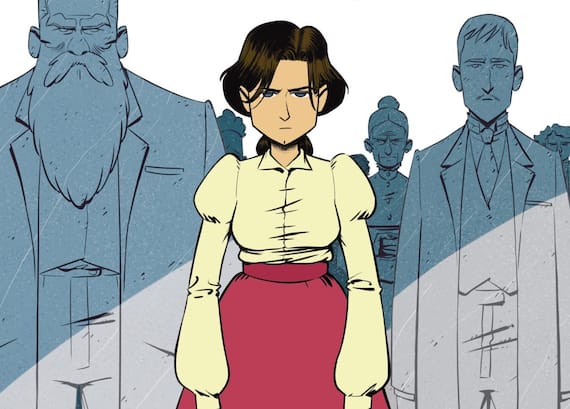 Un dettaglio della copertina di “Troppo libera. L’arte, l’amore, la lotta di Camille Claudel”