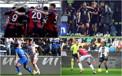 Serie A, vincono Bologna e Roma. Monza batte Milan 4-2. VIDEO