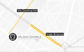 Il luogo in cui sono state accoltellate delle persone a Milano