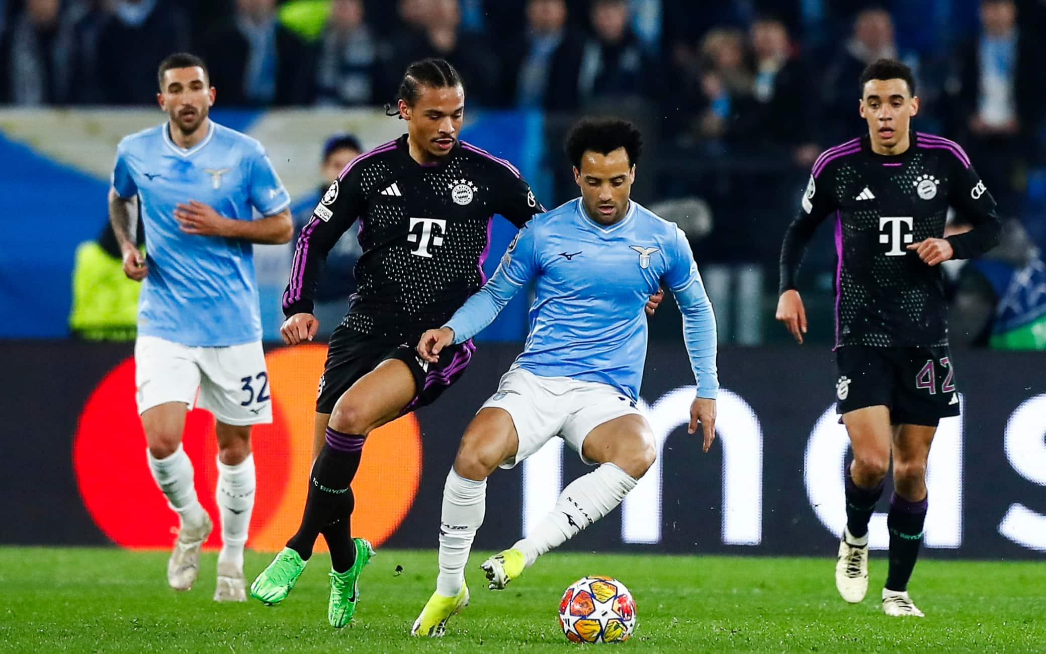 Il primo tempo di Lazio-Bayern Monaco