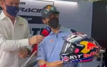 Bastianini, dalla bestia all'alieno: nuovo casco