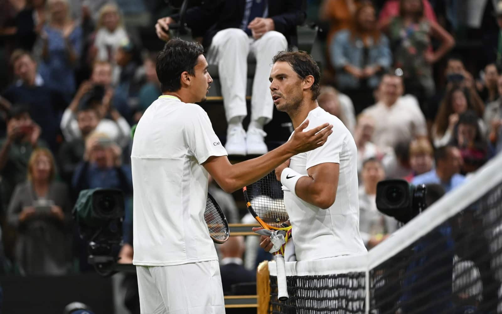 Nadal Sonego, tensione a Wimbledon 2022