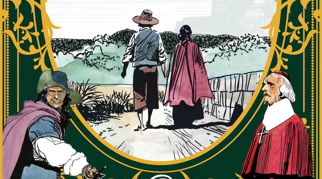 Un dettaglio della copertina de I Promessi Sposi di Attilio Micheluzzi