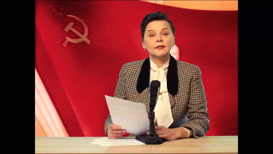 Conduttrice del TG Sovietico