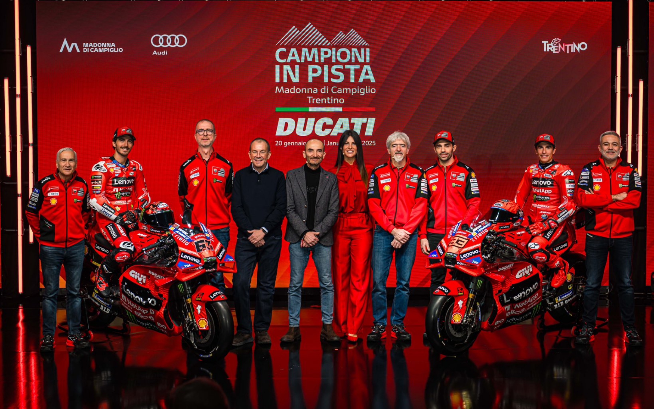 Ducati 2025 MotoGP, la nuova moto di Bagnaia e Marquez: le FOTO della ...