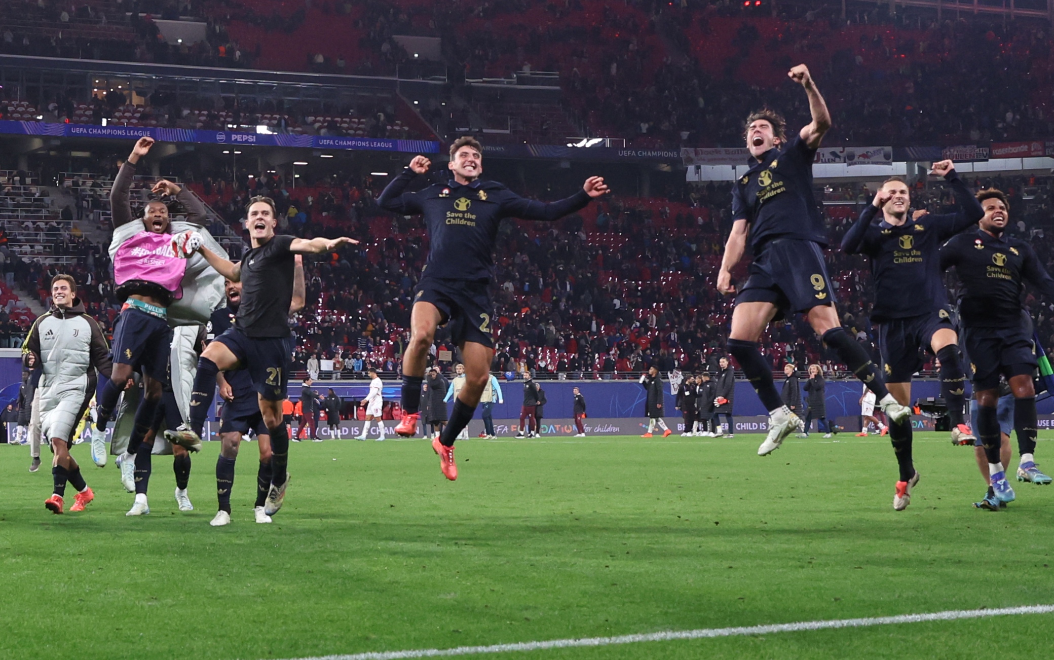 La Juve ha messo le ali a Lipsia