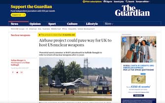 La notizia sul The Guardian