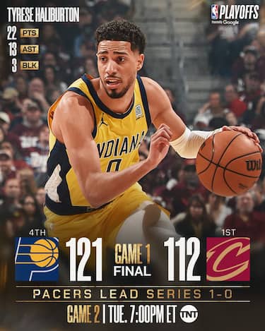 CLEVELAND CAVALIERS-INDIANA PACERS (GARA-1) 112-121 (SERIE 0-1)