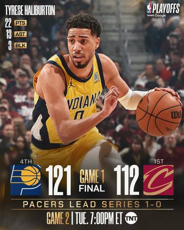 CLEVELAND CAVALIERS-INDIANA PACERS (GARA-1) 112-121 (SERIE 0-1)