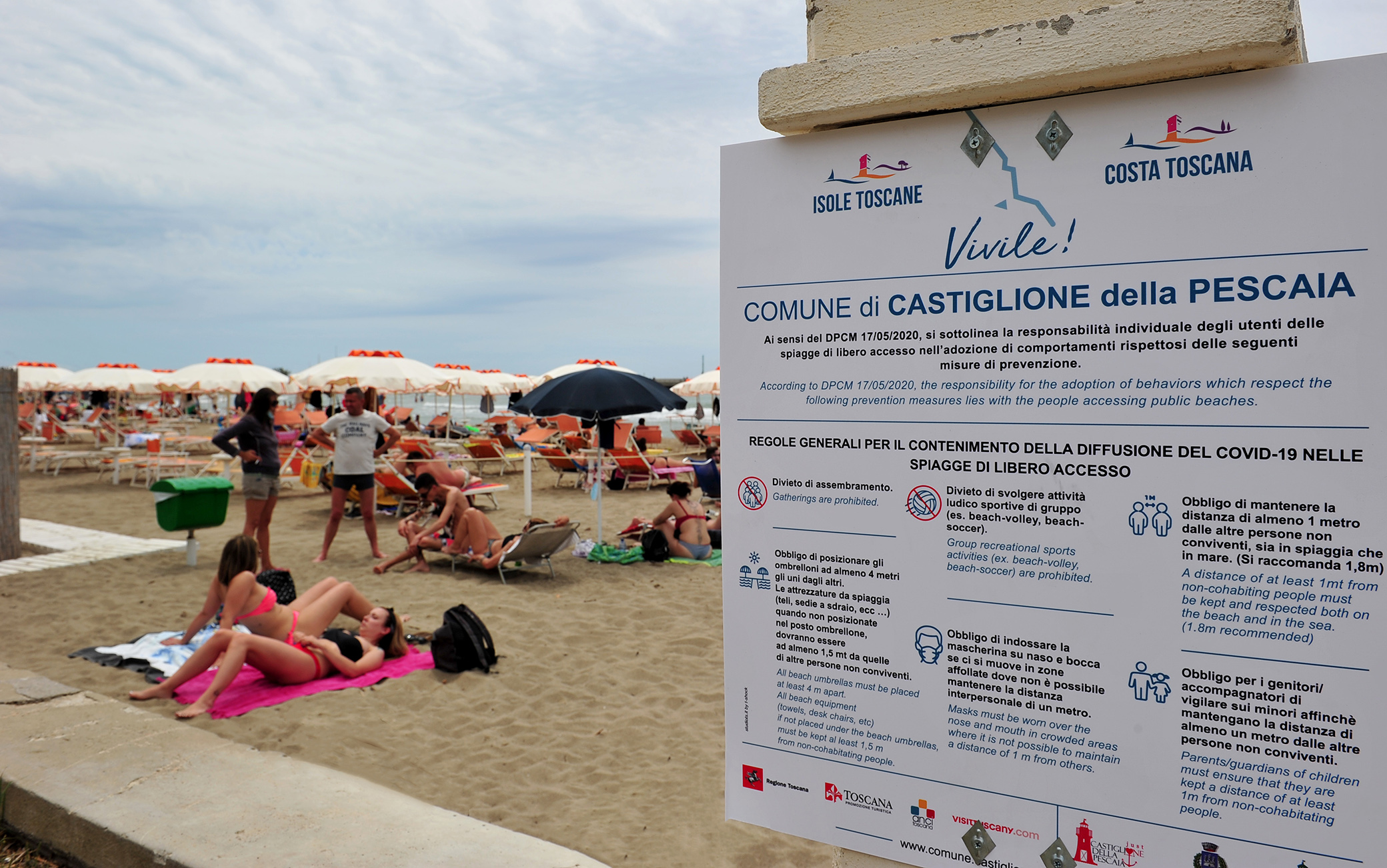 Emergenza Coronavirus, controlli per il distanziamento sociale s