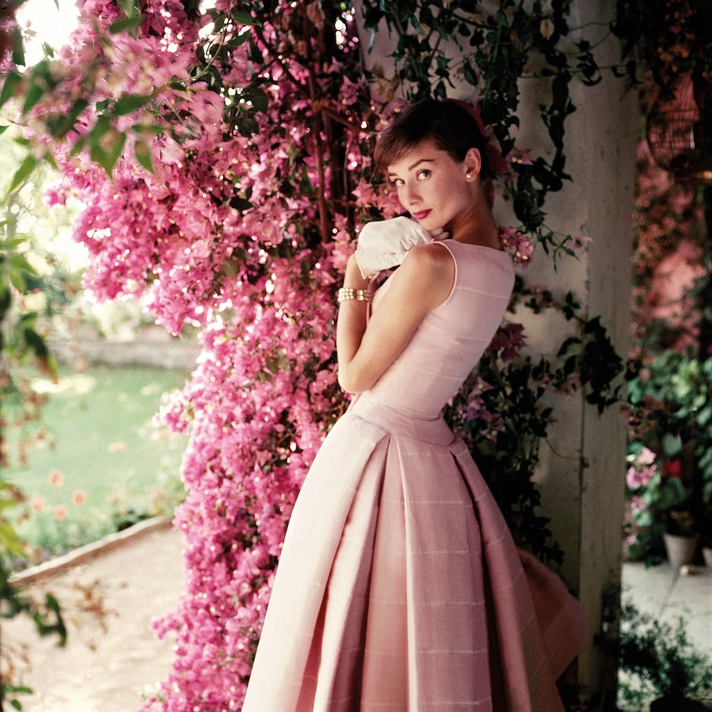 Audrey Hepburn (1929-1993), photographed at La Vigna, Hepburn's villa outside Rome, Glamour, December 1955 © Norman Parkinson Archive / Iconic Images 2025