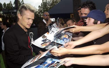 Flea of Red Hot Chili Peppers signing for fans during ESPN Action Sports and Music Awards - Arrivals at The Universal Amphitheater in Universal City, California, United States. (Photo by M. Caulfield/WireImage)