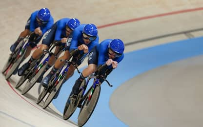 Olimpiadi, Italia bronzo in inseguimento a squadre ciclismo su pista