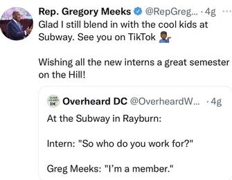 Rep.Meeks e gli stagisti