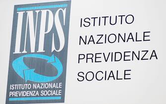 Borgosesia, Italy - August 10, 2011: Istituto Nazionale della Previdenza Sociale (INPS) sign. INPS is the main Italian social security institution.