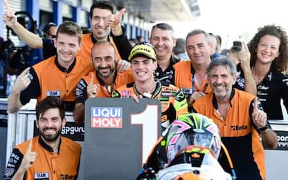 Moto2, vince Aldeguer: Acosta 2°, festa rimandata