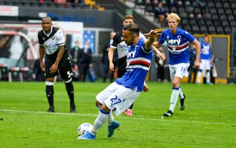 Fabio Quagliarella (Sampdoria) scores a goal on penalty 0-1