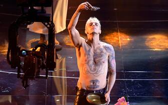Il cantante Achille Lauro