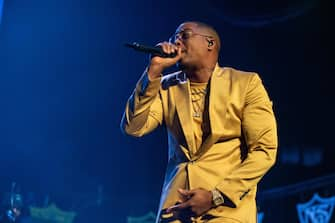 July 30, 2019, Milwaukee, Wisconsin, U.S: NAS (NASIR BIN OLU DAR JONES) during the Royalty Tour at Fiserv Forum in Milwaukee, Wisconsin (Credit Image: © Daniel DeSlover/ZUMA Wire)