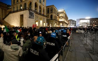 Manifestazione no green pass