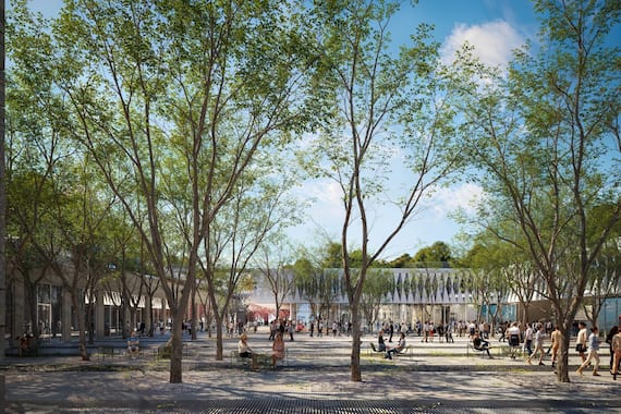 Roma, Depositi delle Vittorie. Render courtesy Stefano Boeri Architetti