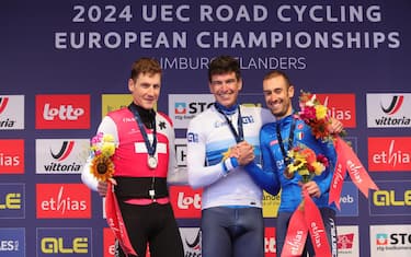 Affini oro europeo a cronometro, bronzo Cattaneo