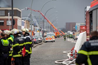 Incendio Amburgo