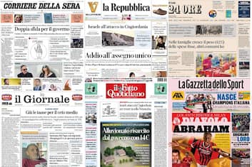 Le prime pagine dei quotidiani di oggi 29 agosto: la rassegna stampa