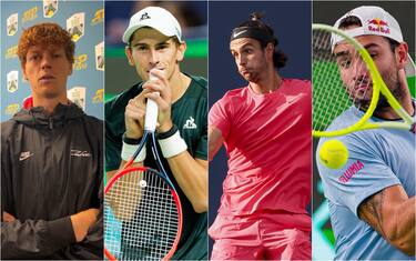 Sinner, Arnaldi, Musetti e Berrettini