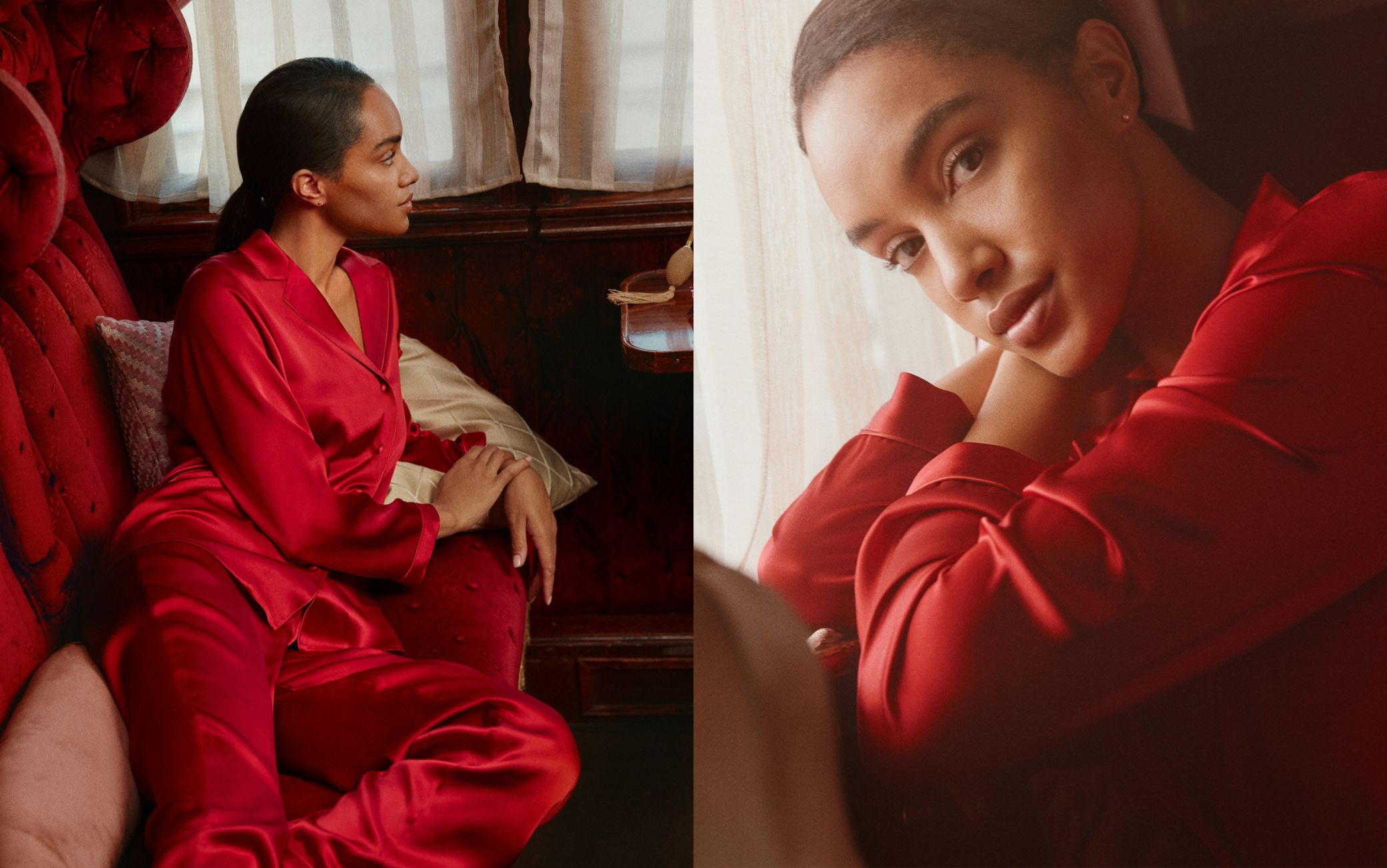 Intimissimi, a Natale anche i pigiami sono lussuosi. Le immagini della