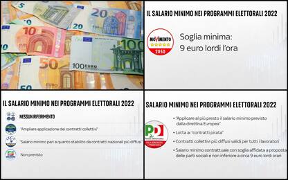 Salario minimo, le posizioni dei partiti nei programmi elettorali