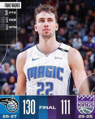 SACRAMENTO KINGS-ORLANDO MAGIC 111-130