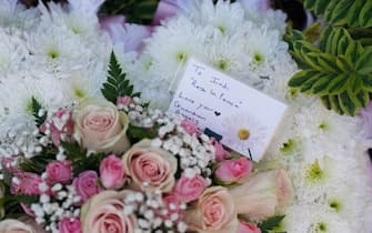 A card left on a wreath at the funeral service of baby Indi Gregory, at St Barnabus Cathedral, Nottingham. The baby girl died shortly after her life-support treatment was withdrawn after her parents, Dean Gregory and Claire Staniforth who are both in their 30s and from Ilkeston, Derbyshire, lost legal bids in the High Court and Court of Appeal in London for specialists to keep treating her. Picture date: Friday December 1, 2023.