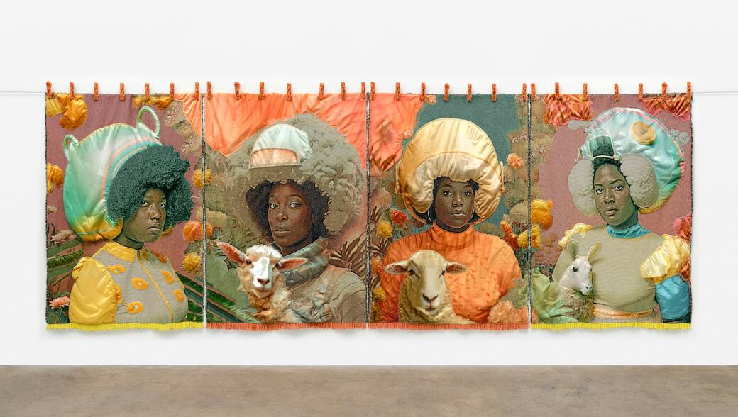 Vielmetter, April Bey, We Will Not Apologize 2, 2025. Courtesy of the Artist and Vielmetter Gallery
