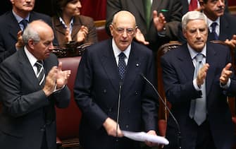 >>>ANSA/Con Napolitano il primo bis al Colle, aperta una strada